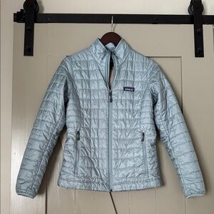 Patagonia Thermal Blue Nano Puff Quilted Jacket